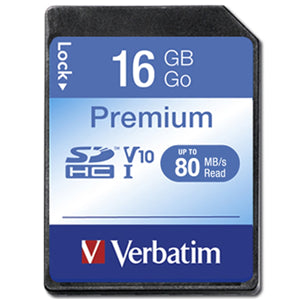 Verbatim Premium 16 GB SDHC Class 10