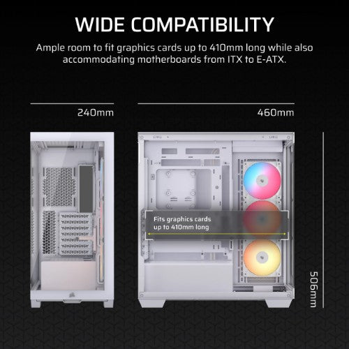 Corsair 3500X RS-R ARGB Midi Tower White