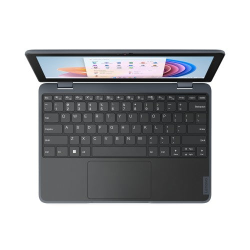 Lenovo 100w Gen 4 Intel® N N100 Laptop 29.5 cm (11.6") HD 4 GB LPDDR5-SDRAM 128 GB SSD Wi-Fi 6 (802.11ax) Windows 11 Pro Academic English Grey