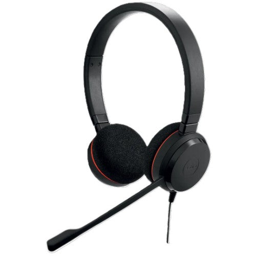 Jabra Evolve 20 SE Headset Wired Head-band Office/Call center USB Type-C / USB Type-A Black