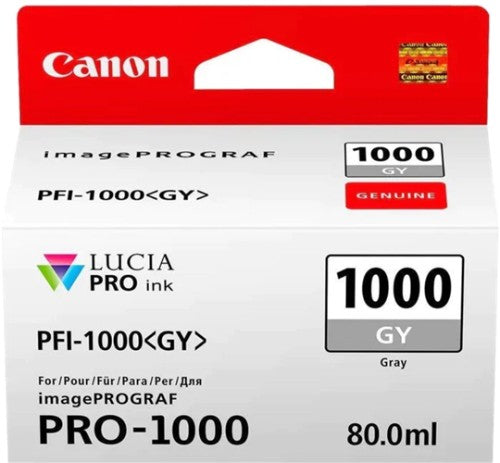 Canon PFI-1000GY Grey Ink Cartridge