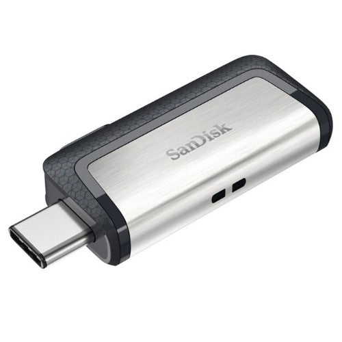 SanDisk 173338 USB flash drive 64 GB USB Type-A / USB Type-C Black, Silver