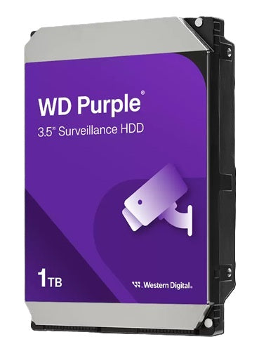 Western Digital Purple internal hard drive 1 TB 5400 RPM 64 MB 3.5" Serial ATA III