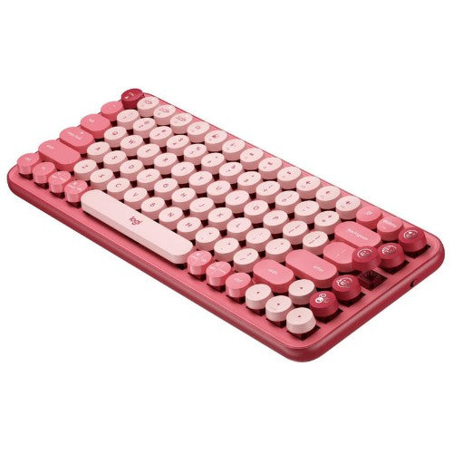 Logitech 920-010579 keyboard Universal Bluetooth English Burgundy, Pink, Rose