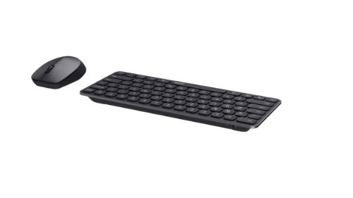 Rapoo 9010M keyboard Mouse included Office RF Wireless + Bluetooth QWERTZ Black