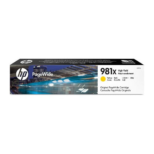 HP 981X High Yield Yellow Original PageWide Cartridge