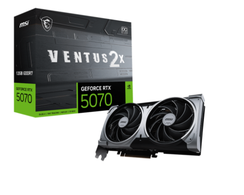 MSI GeForce RTX 5070 12G VENTUS 2X OC NVIDIA 12 GB GDDR7