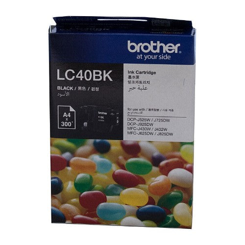 Brother LC40BK ink cartridge 1 pc(s) Original Black