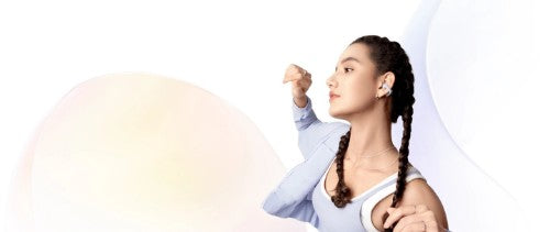 SHOKZ OpenDots Air Headset Wireless Ear-clip-on Calls/Music/Sport/Everyday Bluetooth Purple