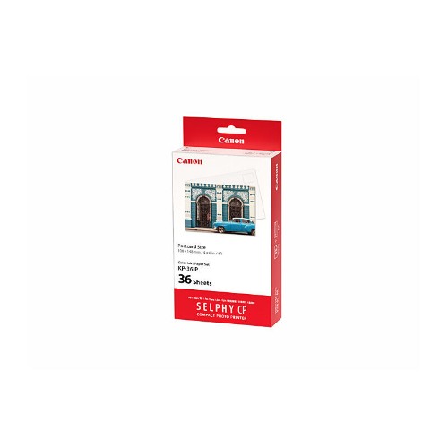 Canon KP-36IP Colour Ink + 100 x 148 mm Paper Set, 36 Sheets