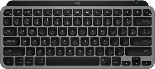 Logitech MX Keys Mini For Mac keyboard Home/Office Bluetooth QWERTY English Black, Grey