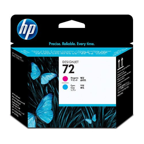 HP 72 Magenta and Cyan Printhead