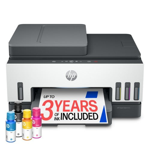 HP Smart Tank 7605 Wireless All-in-One Color Printer, Two-sided printing; Copier, Scanner