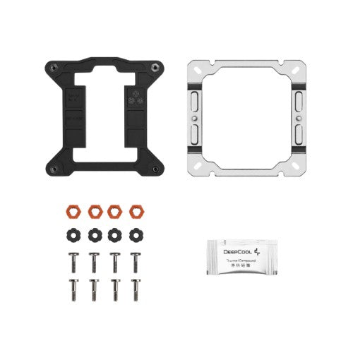 DeepCool AG400 G2 WH ARGB Processor Air cooler 12 cm White 1 pc(s)