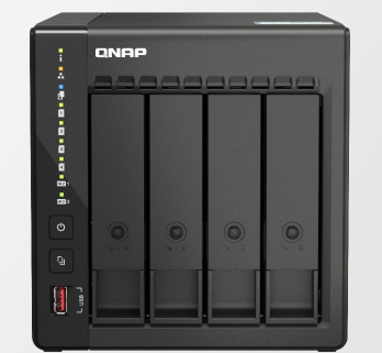 QNAP TS-453E NAS Tower Intel® Celeron® J6412 8 GB 0 TB QNAP QTS Black