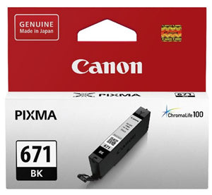 Canon CLI-671BK ink cartridge 1 pc(s) Original Standard Yield Black