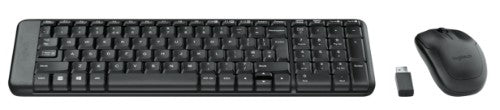 Logitech 920-003235 keyboard Mouse included Universal RF Wireless English Black