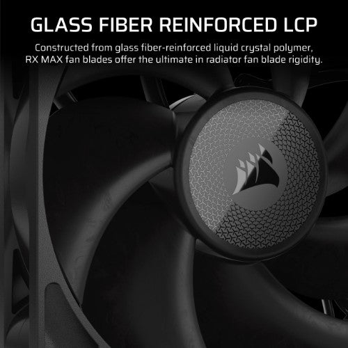 Corsair iCUE LINK RX120 MAX Computer case Fan 12 cm Black 1 pc(s)