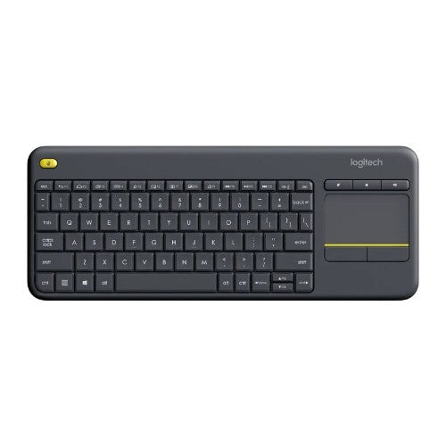 Logitech 920-007165 keyboard TV RF Wireless English Black
