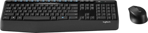 Logitech MK345 Comfort Wireless and Mouse Combo keyboard Mouse included Office RF Wireless QWERTY English Black