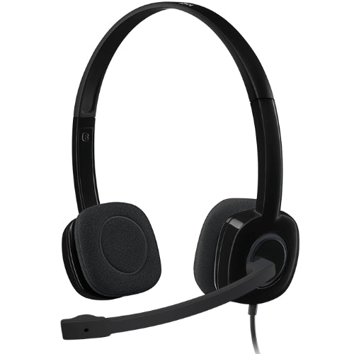 Logitech 981-000587 headphones/headset Wired Head-band Office/Call center Black