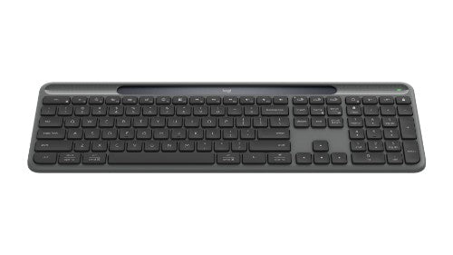 Logitech Signature Slim Solar+ K980 keyboard Universal RF Wireless + Bluetooth QWERTY English Graphite