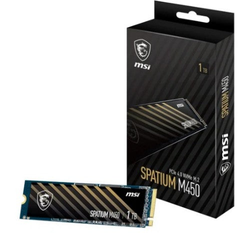 MSI Spatium M480 PRO PCIe 4.0 NVMe M.2 1TB PCI Express 4.0 3D NAND