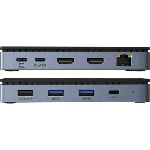 Comsol CMMP18 laptop dock/port replicator Wired USB 3.2 Gen 1 (3.1 Gen 1) Type-C Black, Grey