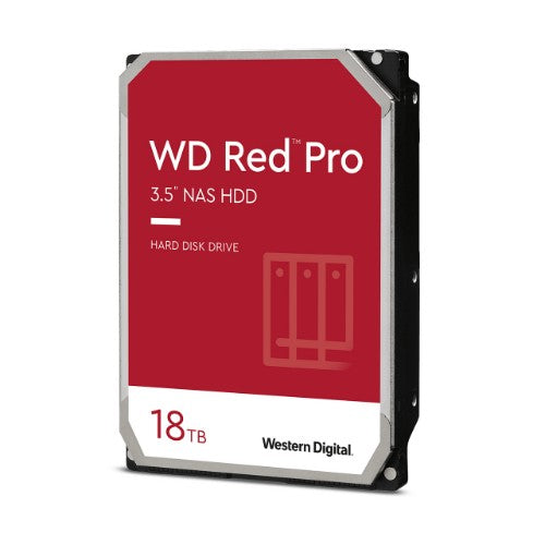 Western Digital Red Pro internal hard drive 18 TB 7200 RPM 512 MB 3.5" Serial ATA