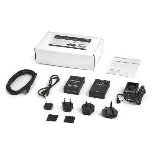StarTech.com 4-Port USB 2.0-Over-Cat5-or-Cat6 Extender - 130ft (40m) - TAA