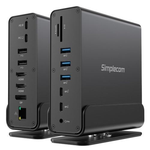 Simplecom CHT815 notebook dock/port replicator Wired Black