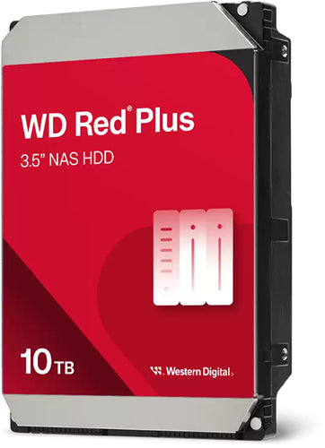 Western Digital Red Plus WD100EFGX internal hard drive 10 TB 7200 RPM 512 MB 3.5" Serial ATA III