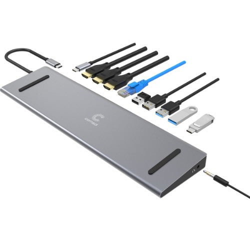Comsol CMMP12 laptop dock/port replicator Wired USB 3.2 Gen 1 (3.1 Gen 1) Type-C Silver