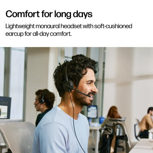HP Poly Mission 425 Stereo USB Wired Headset Classic