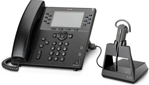 HP Poly Poly Voyager 4245-M Office Headset +USB-A to Micro USB Cable