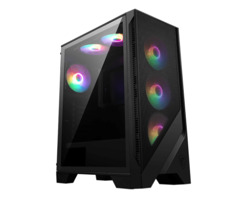 MSI MAG Forge 120A AIRFLOW Midi Tower Black, Transparent