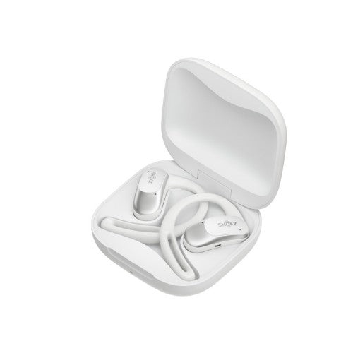 SHOKZ OpenFit Air Headset Wireless Ear-hook Calls/Music/Sport/Everyday Bluetooth White