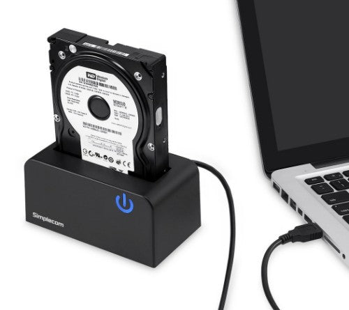 Simplecom SD326 storage drive docking station USB 3.2 Gen 1 (3.1 Gen 1) Type-B Black