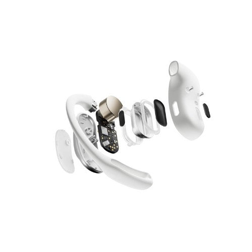 SHOKZ OpenFit Air, weiss Headset Wireless Ear-hook Calls/Music/Sport/Everyday Bluetooth White