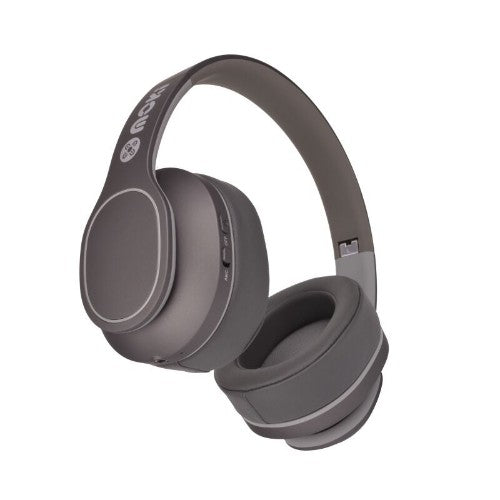 Moki Navigator Headphones Wired & Wireless Head-band Music Bluetooth Black, Grey