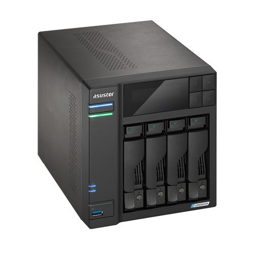 Asustor LOCKERSTOR 4 Gen2 + (AS6704T v2) NAS Desktop N5105 4 GB DDR4 0 TB ADM Black