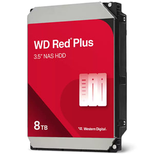Western Digital Red Plus internal hard drive 8 TB 5640 RPM 256 MB 3.5" Serial ATA III