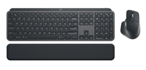 Logitech 920-010937 keyboard Mouse included Office RF Wireless + Bluetooth QWERTY US English Graphite