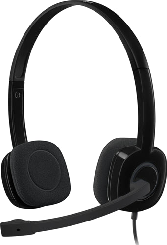 Logitech 981-000587 headphones/headset Wired Head-band Office/Call center Black