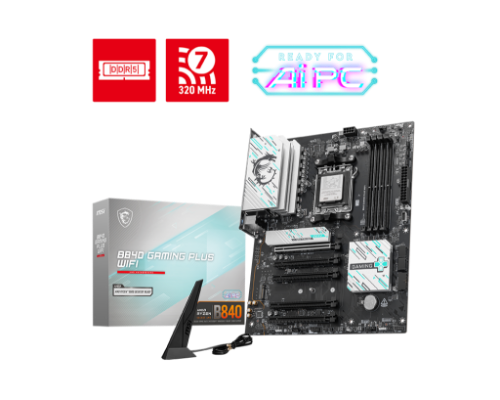 MSI B840 GAMING PLUS WIFI motherboard AMD B840 Socket AM5 ATX