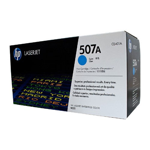 HP 507A Cyan Original LaserJet Toner Cartridge