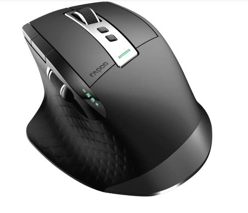 Rapoo MT750PLUS Multi-Mode Wireless Ergonomic - 800-4000 DPI Sensor Bluetooth 5.0 and 2.4 GHz mouse Office