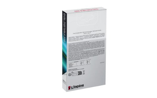 Kingston Technology 1TB Dual USB-A/C Portable SSD, Up to 1050MB/s USB 3.2 Gen 2