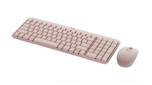 Logitech MK250 Compact Bluetooth Wireless Combo keyboard Mouse included Universal RF Wireless + Bluetooth QWERTY US English Rose