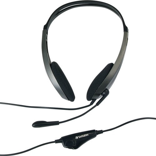 Verbatim Multimedia Headset Wired Calls/Music Black